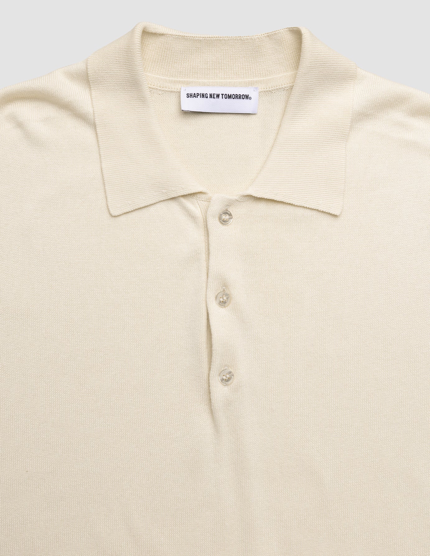 Seamless Core Knit Short Sleeve Polo Birchwood